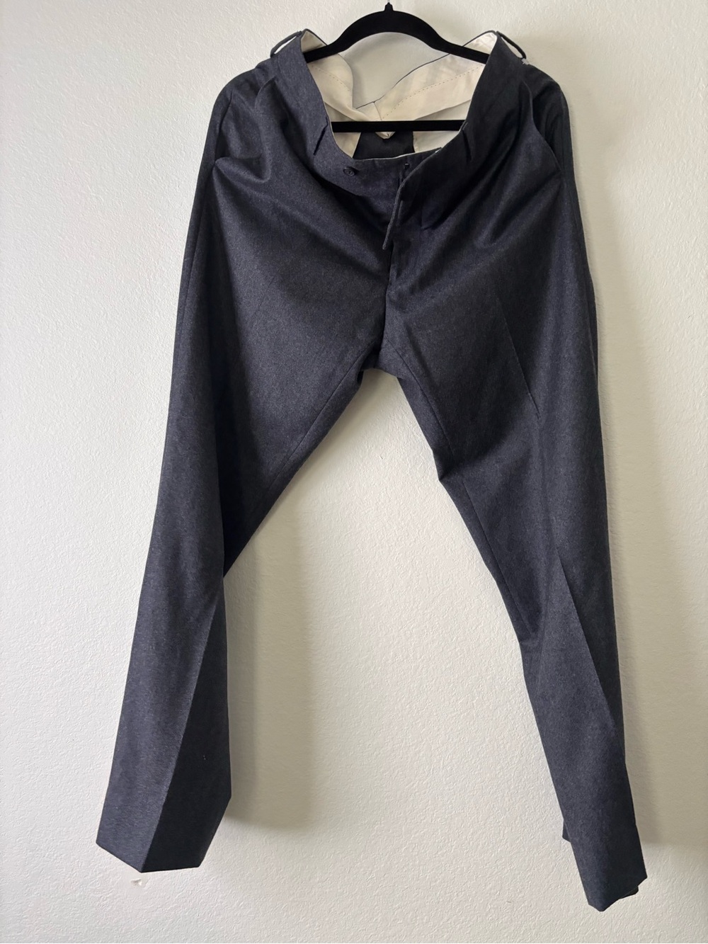 Samuelsohn White Lined Dress Shirt Interior Detail